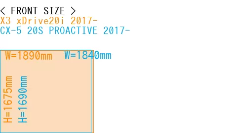 #X3 xDrive20i 2017- + CX-5 20S PROACTIVE 2017-